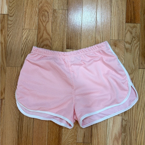 Pink Women's Athletic Shorts - Picture 1 of 4